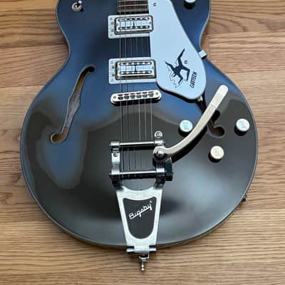 Gretsch John Gourley Signature Electromatic Broadkaster Center-Block 2024 - Iridescent Black image 1