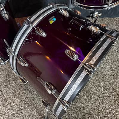 Ludwig Purple Vistalite Drum Set - Used By TRAIN image 5