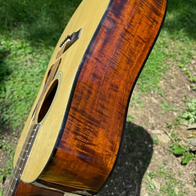 Eastman E10D Extravagant Figured Mahogany Back Red Spruce Top 2017 +/- Exceptional Tone - Natural image 14