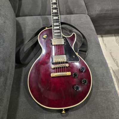 Gibson Les Paul Custom 1989 - Wine Red image 3