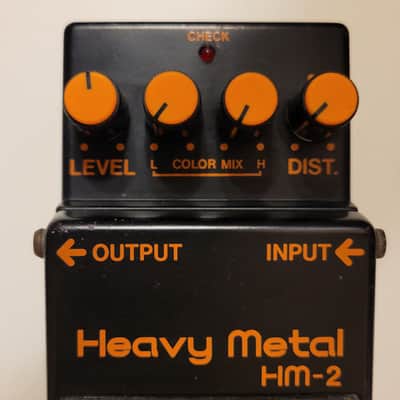 1984 Boss HM-2 Heavy Metal (Black Label) Made in Japan - Vintage HM2 MIJ image 4