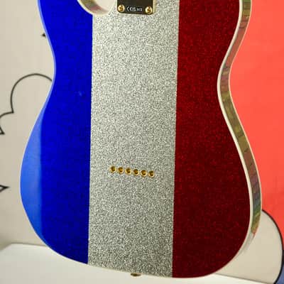 Fender Limited Edition Buck Owens Telecaster®, Maple Fingerboard, Red, Silver and Blue Sparkle image 14