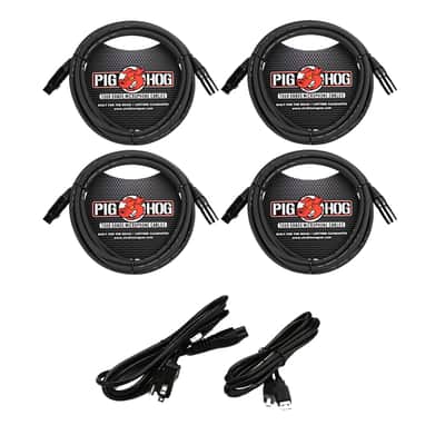 Allen & Heath AH-ZEDi-10 Hybrid Compact Audio Mixer/USB Interface Bundle w/ 4-Pack Pig Hog PHM15 Mic Cable, Power Cable, USB Cable & Liquid Audio Polishing Cloth image 8