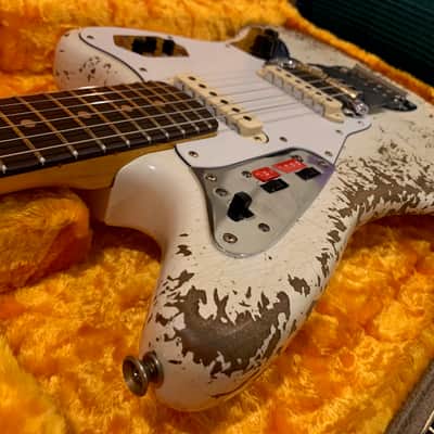 Fender Custom Shop 1964 Jaguar Super Heavy Relic Olympic White image 20