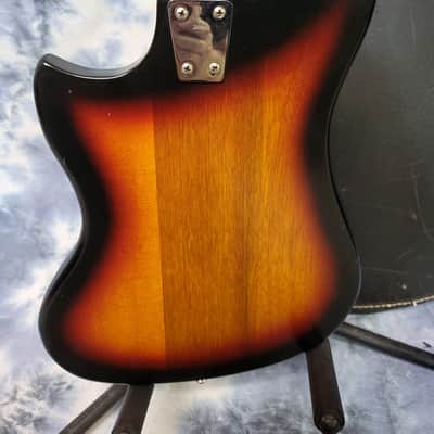 Vintage RARE 1965 Kawai made Prestige Solid Body Dual Pickup Pro Setup New Strings Original Deluxe Soft Shell Case image 13