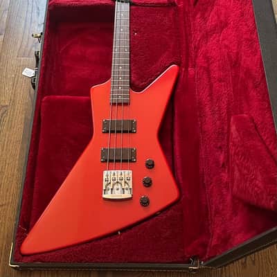 1985 Gibson Explorer Bass - Ferrari Red w/ OHSC image 24