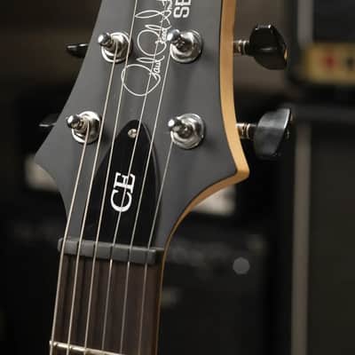 PRS SE CE 24 Solid Body Electric Guitar - Ice Blue Metallic with Gig Bag image 6