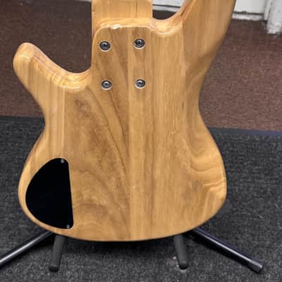 Used Glarry 6 String Bass Guitar DaVinci Cold Aggressive Groove Burlywood w/ gig bag Local Pickup Item image 8