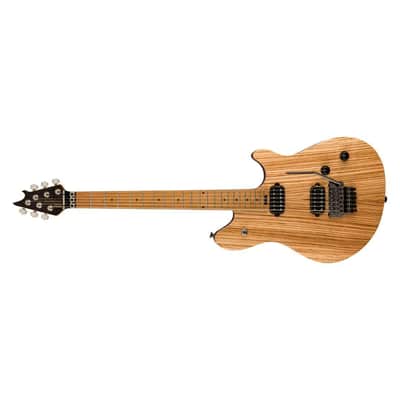 EVH Wolfgang WG Standard Exotic Zebrawood 6-String Right-Handed Electric Guitar with Basswood Body and Baked Maple Fingerboard (Natural) image 6
