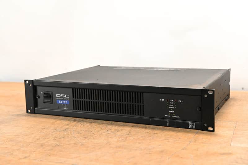 QSC CX702 2-Channel 700W Power Amplifier CG01V6Y image 1