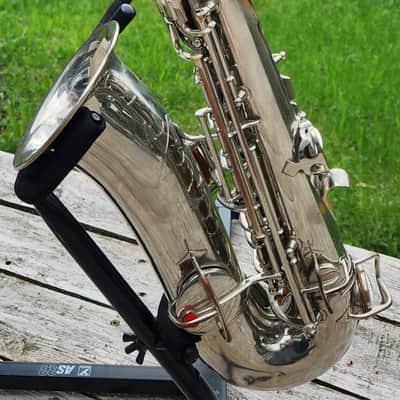 C.G. Conn Ltd. New Wonder Series II / Chu Berry Nickel Plated (L) Alto Saxophone 1926-27 Elkhart USA image 2