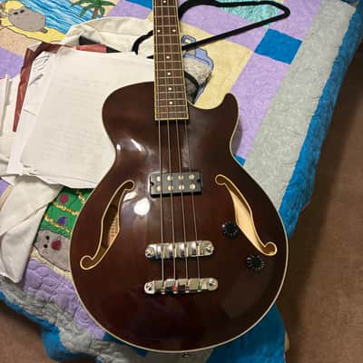 Ibanez AGB140-TBR Standard Artcore Bass 2004 - 2006 - Transparent Brown image 1