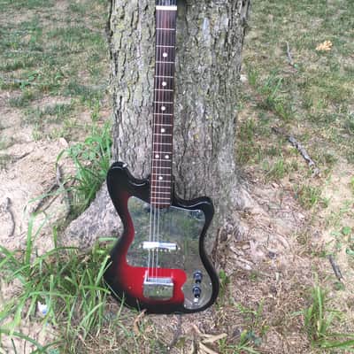 Vintage Japanese-Built, American Jewel Electric Guitar in Cherry Burst image 1
