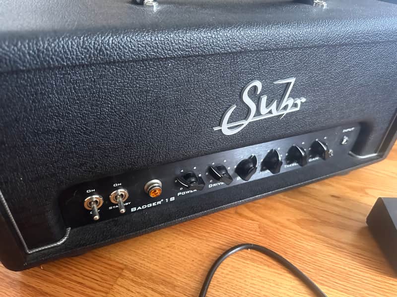 Suhr Badger 18 V2 18-Watt Guitar Amp Head 2016 - Present - Black image 1