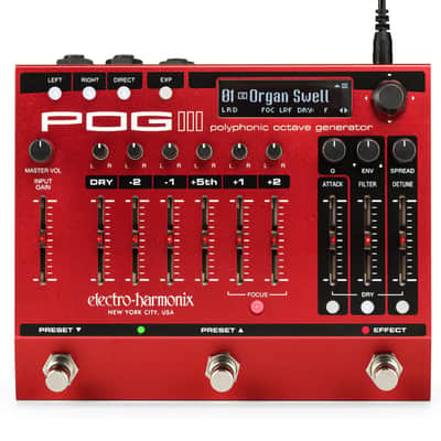 New Electro-Harmonix EHX POG3 Polyphonic Octave Generator Guitar Effects Pedal POG 3 image 1