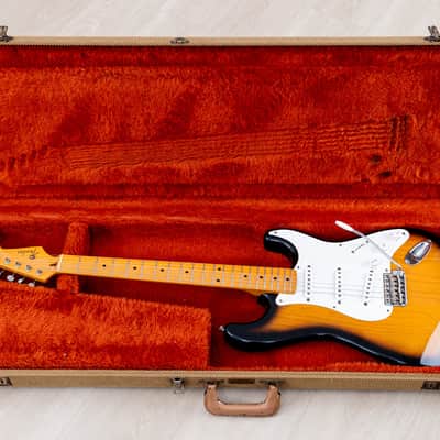 2006 Fender DiMarzio Collection ‘54 Stratocaster ST54-120DMC Sunburst Lacquer, Near-Mint w/ Tweed Case, Japan MIJ image 23