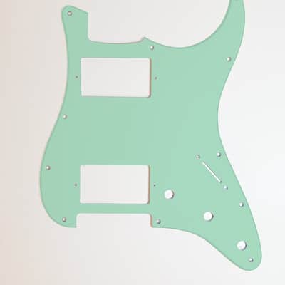 Carmedon Electronics Stratocaster Pickguard HH 2021 Seafoam Green image 1