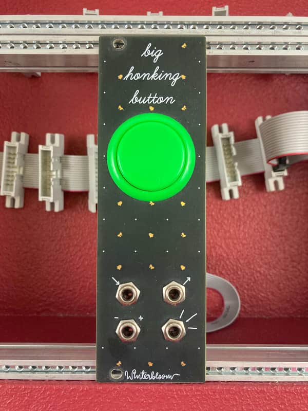 Winterbloom Big Honking Button 2020 - Matte Black image 1