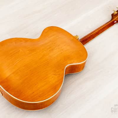 1949 Epiphone Broadway Vintage Archtop Guitar Blonde w/ DeArmond Rythm Chief 1000 Pickup & Case image 16