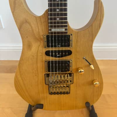 Ibanez RRG6 Custom Made Natural Ash Reverse Headstock Spot Model 1994 FujiGen Japan RG670 image 6