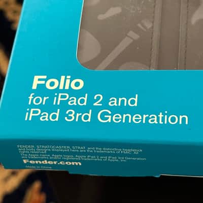 Fender Fender I Pad Leather Case Black image 3