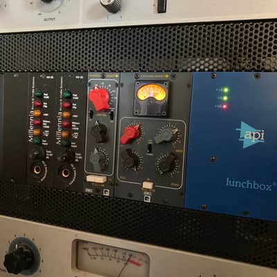 API 500 Series Rack w/ Chandler TG2, TG Opto Compressor & Millennia HV-35 Preamps image 6