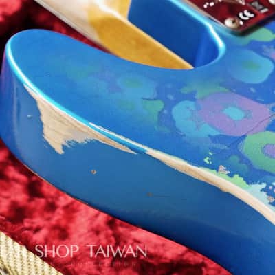 2018 Fender Custom Shop NAMM Limited Edition 50's Thinline Telecaster Relic-Blue Flower. image 23