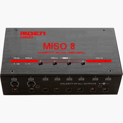 Moen Canada MISO 8 Power Supply For Effect Pedals 110V/240V Voltage Super Quality Power Supply New image 2