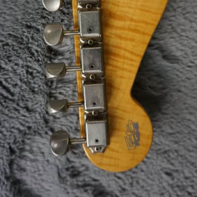 Fender Japan ST-62AS/H 40th Anniversary 1994 Stratocaster Copper Metallic Matching Headstock Foto Flame Neck image 22