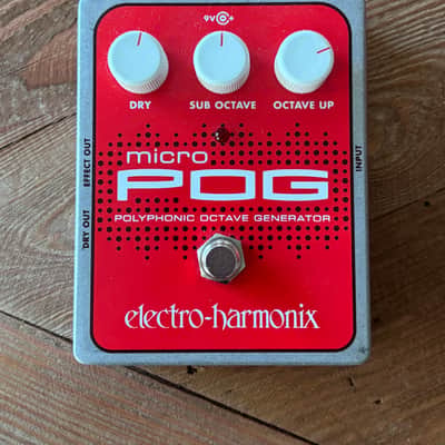 Electro-Harmonix Micro POG Polyphonic Octave Generator 2007 - Present Red / Gray image 1