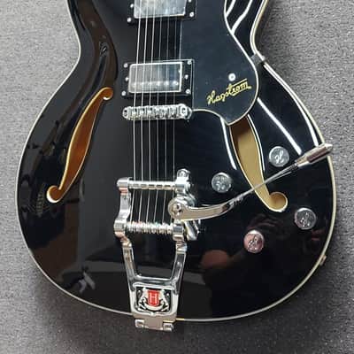 HAGSTROM Tremar Viking Deluxe, Black Gloss image 8