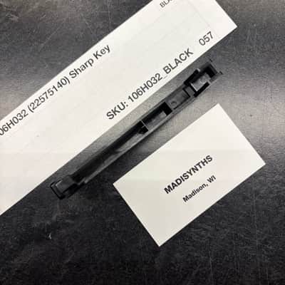 ORIGINAL Roland Replacement SHARP/BLACK Key (106H032) for Juno-6/60/106, Jupiter-6/8, HS-60, SH-101, VK-09, JX-3P, HS-10/Juno-1, System 100m 184, etc image 2