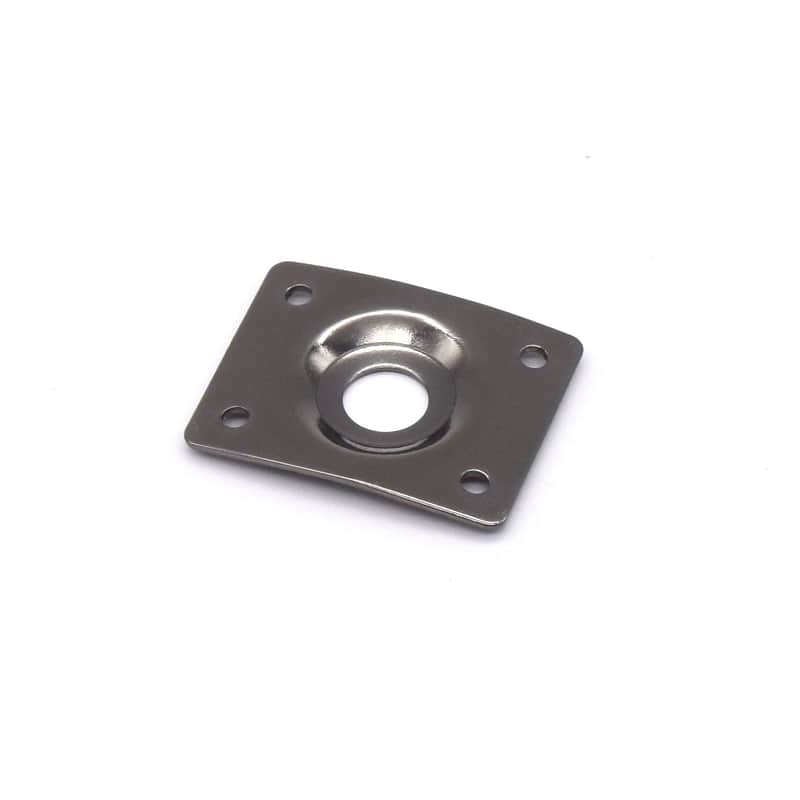 KD By AxLabs Steel Rectangular Jack Plate - Curved Plate, w/ Recessed Hole - Black Nickel image 1