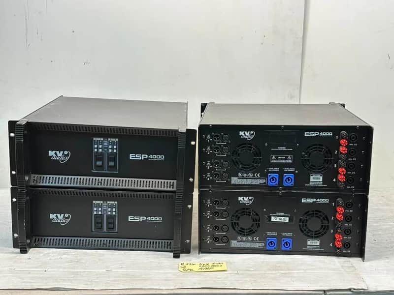 KV2AUDIO ESP4000 4 X 1000 Watt Channel Amp #MS3310 (One) (TRUEHEARTSOUND) image 1