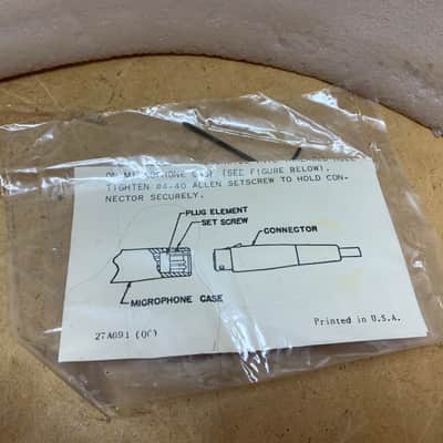 SHURE SM57 UNIDYNE lll STRUCTION SHEET+ WRENCH- VINTAGE! NOS! MAKE OFFER!! image 2