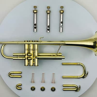 1951 Conn Pan American Trumpet - Raw Brass - EXCELLENT CONDITION image 2