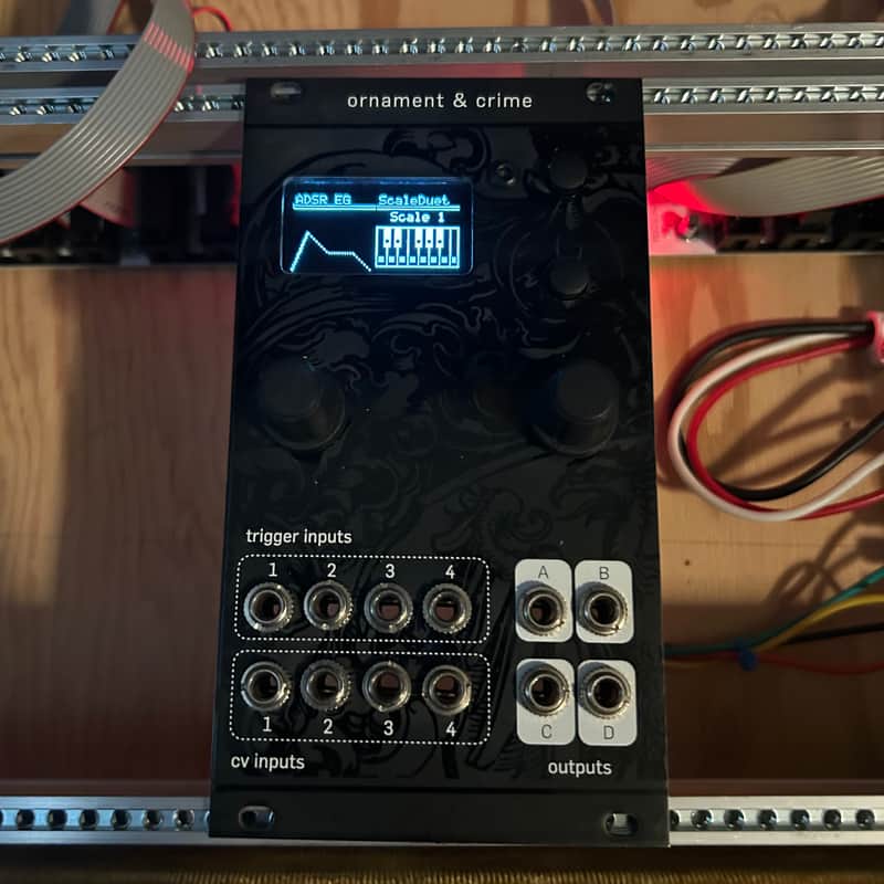 Ornament and Crime OnC O_c Eurorack Module (Hemispheres) 2022 - Black image 1