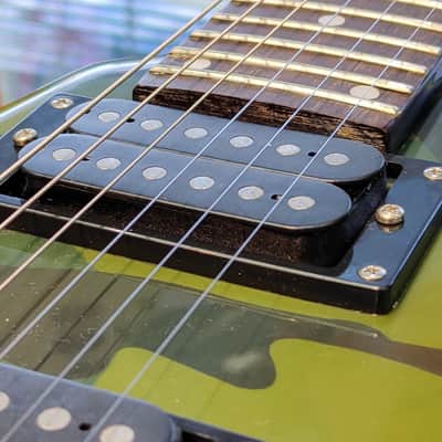 Washburn Dime V Dimebag Darrell Signature Electric Guitar - Camo image 15