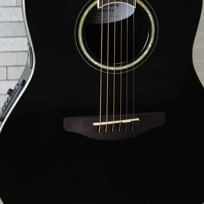 Ovation CS24-5-G E-Acoustic Guitar Celebrity Standard Mid Cutaway - Black image 5