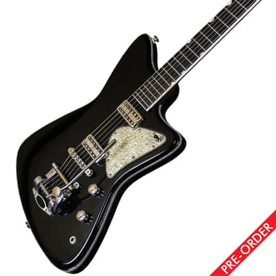 Vila Guitars - Austral Greta - 2021 - Distressed Tuxedo Black image 6