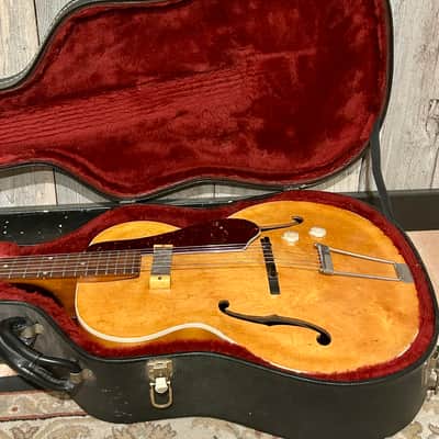 1950's Epiphone Century E422 Hollowbody Natural Blonde Arch Top Jazz Box, Pro Setup & Ships Fast ! image 19
