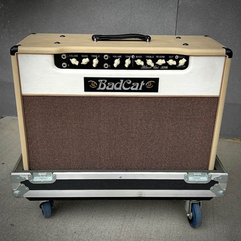 Used Bad Cat Black Cat 30R Handwired 2x12 Combo w/Road Case image 1