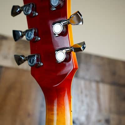 Greco EG-600PR Ace Frehley 3 Pickup Custom 1978 Sunburst w/ Case, Booklet, Cable image 11