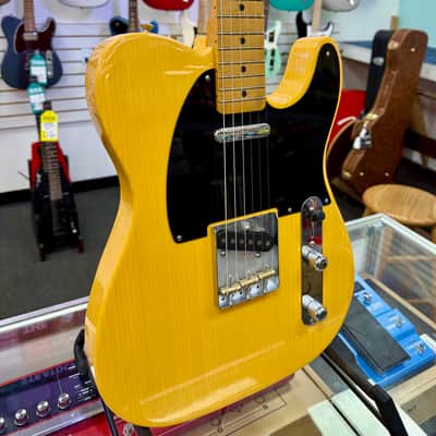 Fender 75th Anniversary Vintera Road Worn 1951 Telecaster, Maple Fingerboard, Butterscotch Blonde image 2