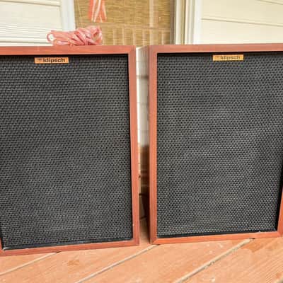 Vintage Klipsch Heresy I, HWO speakers matching pair sequential serials image 1