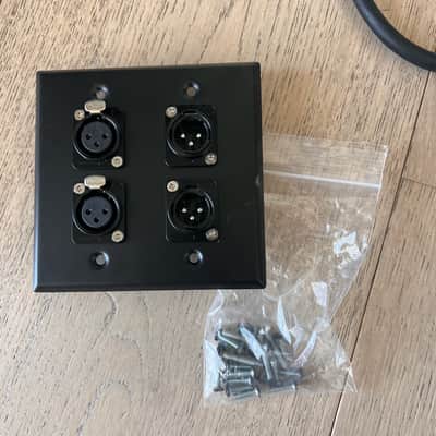 Neutrik D-Series 2024 - Black (XLR Wall Pass Throughs, Mogami Cables) image 4