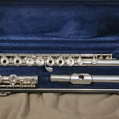 Emerson Intermediate Open-Hole Flute with Original Hard Case & Cleaning Rod - Oct 1992 Vintage image 4