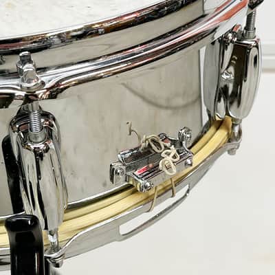 Vintage 1970s Slingerland Festival Model Chrome Steel Snare Drum image 4