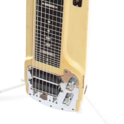 1970 Fender Deluxe 8 olympic white image 3