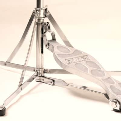 Gretsch Flat Base Hi Hat Stand, "Fish" Footboard, Riveted Rubber Feet- 1960s / INSPECTED & TESTED image 1